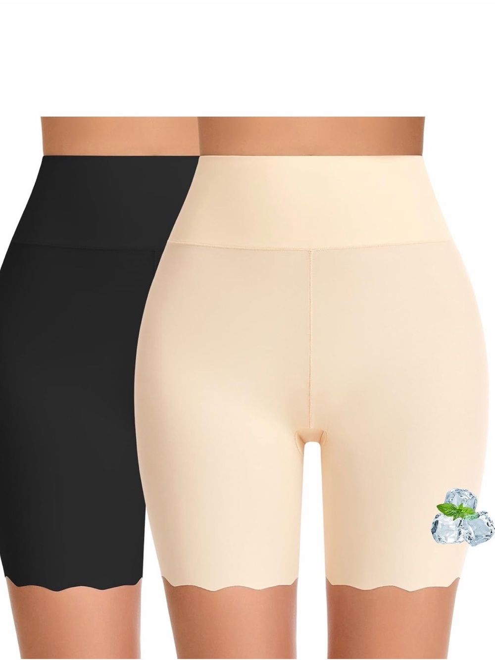 Comfy Slip Shorts - No More Thigh Rubbing in this Heat!! 2 pairs.